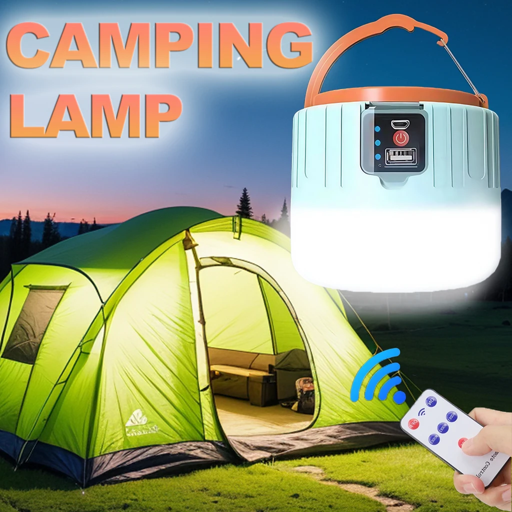 Camping Lantern - Lanterne solaire de Camping LED Rechargeable,