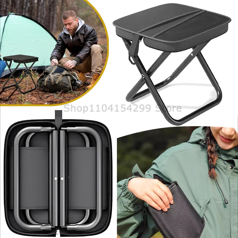 Outdoor Camping Activities For Adults - Tabouret pliant portable pour adultes, siège