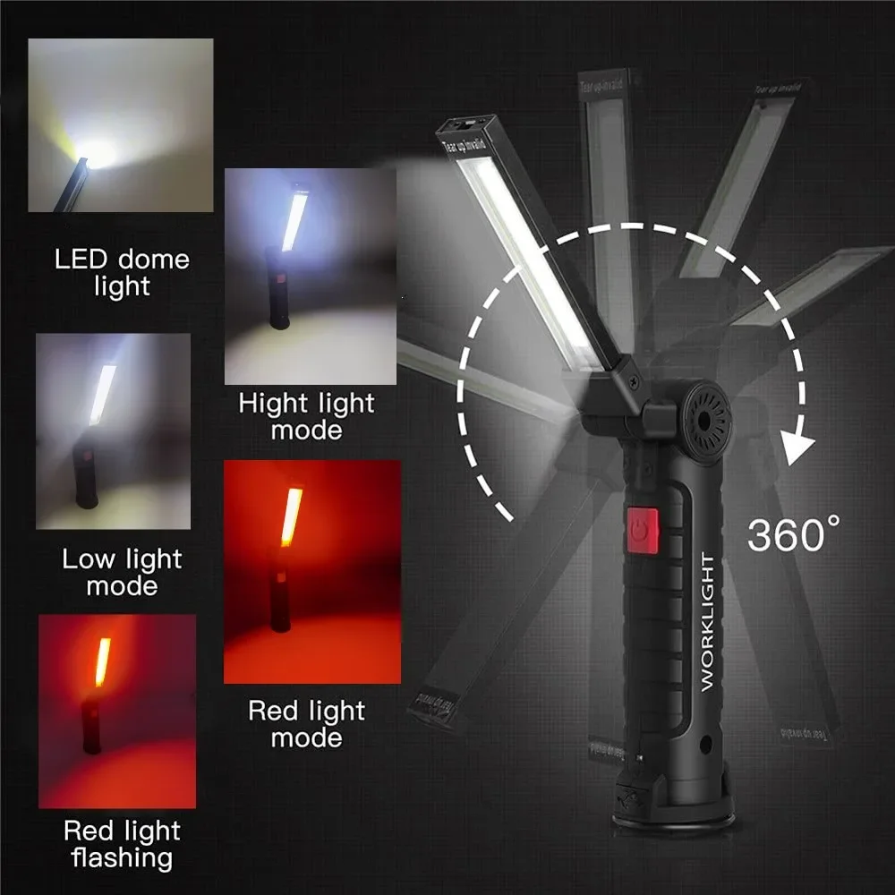 Lampe de poche LED COB Portabl - Outdoor Camping Lighting avis et prix