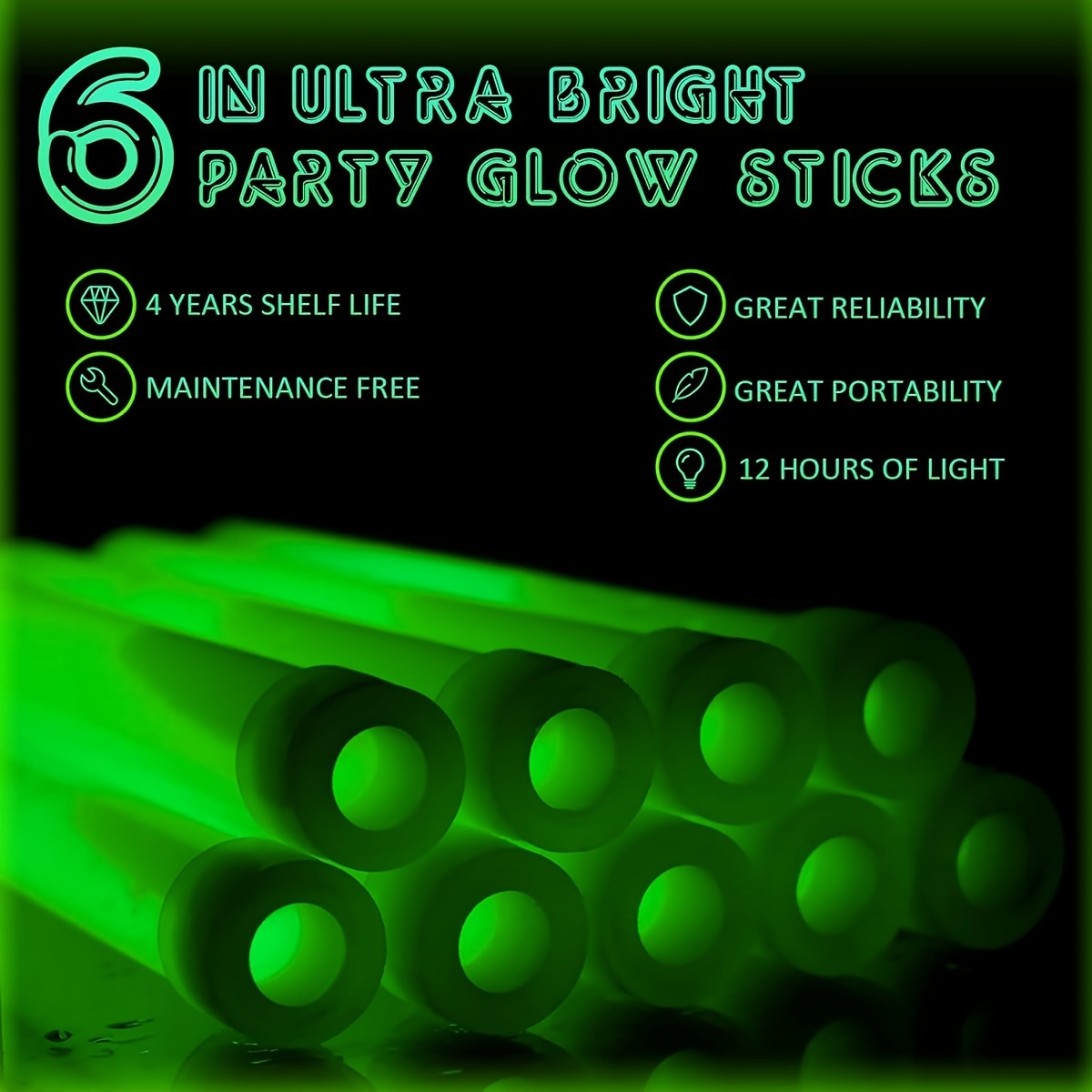 Bâton luminescent vert, bâton  - Glow Sticks Survival avis et prix