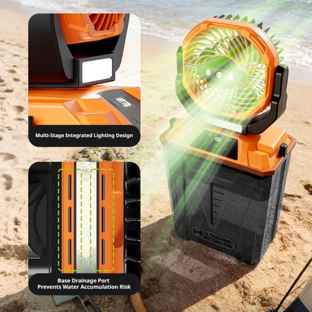 Nouveau ventilateur brumisateu - Outdoor Camping Fan avis et prix