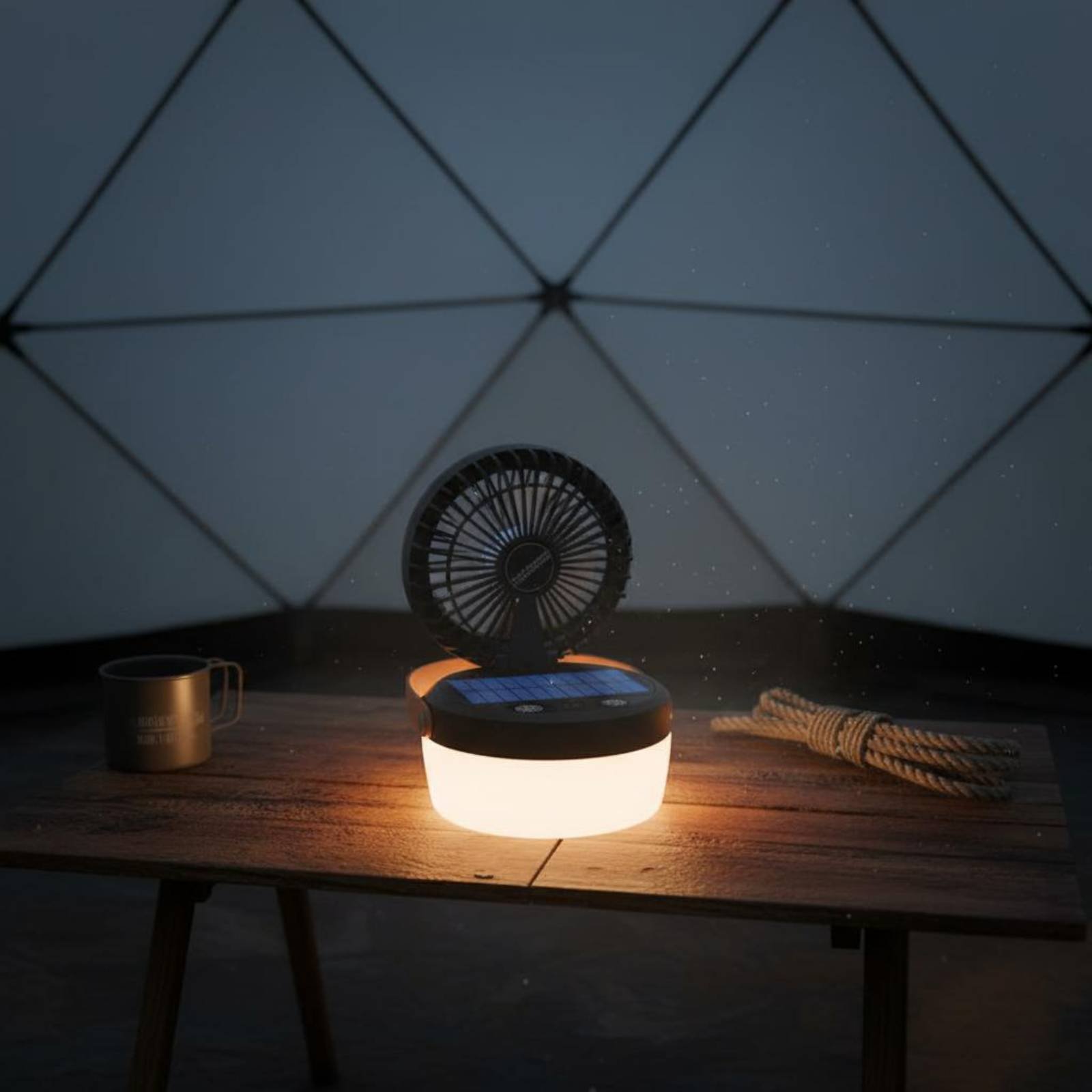 Ventilateur solaire de camping - Outdoor Camping Gear avis et prix