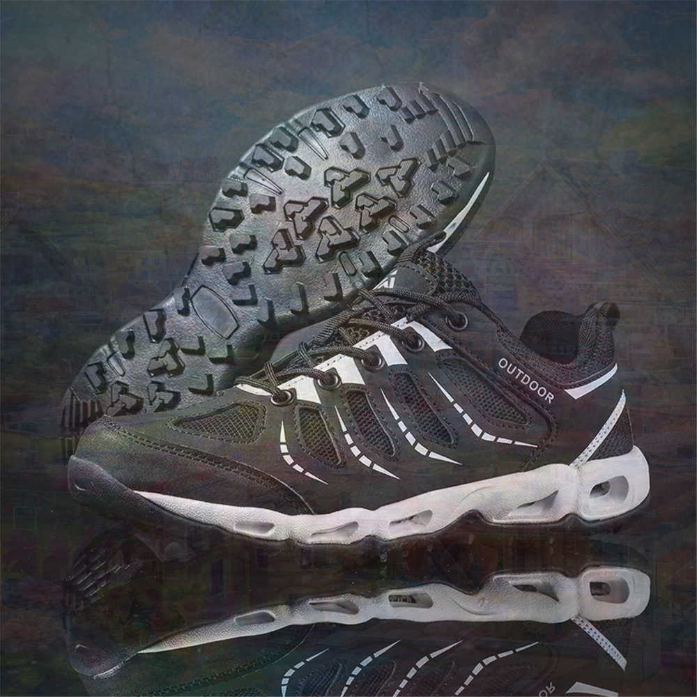 Sumer pointe ronde argent bask - Outdoor Camping Slippers avis et prix